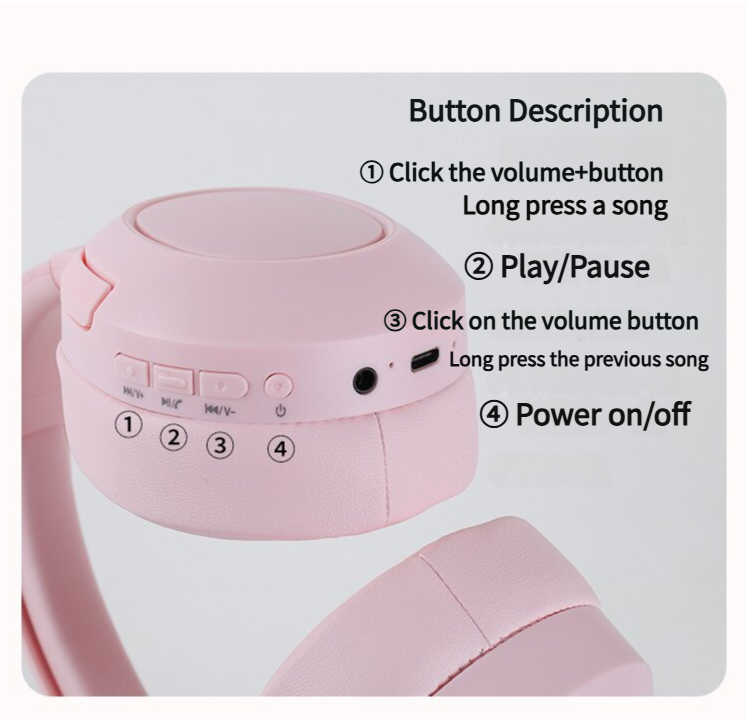 Gray TL-29 PRO Wireless & Wired Over-Ear Bluetooth Headphones | Long Battery Life | Comfortable Fit