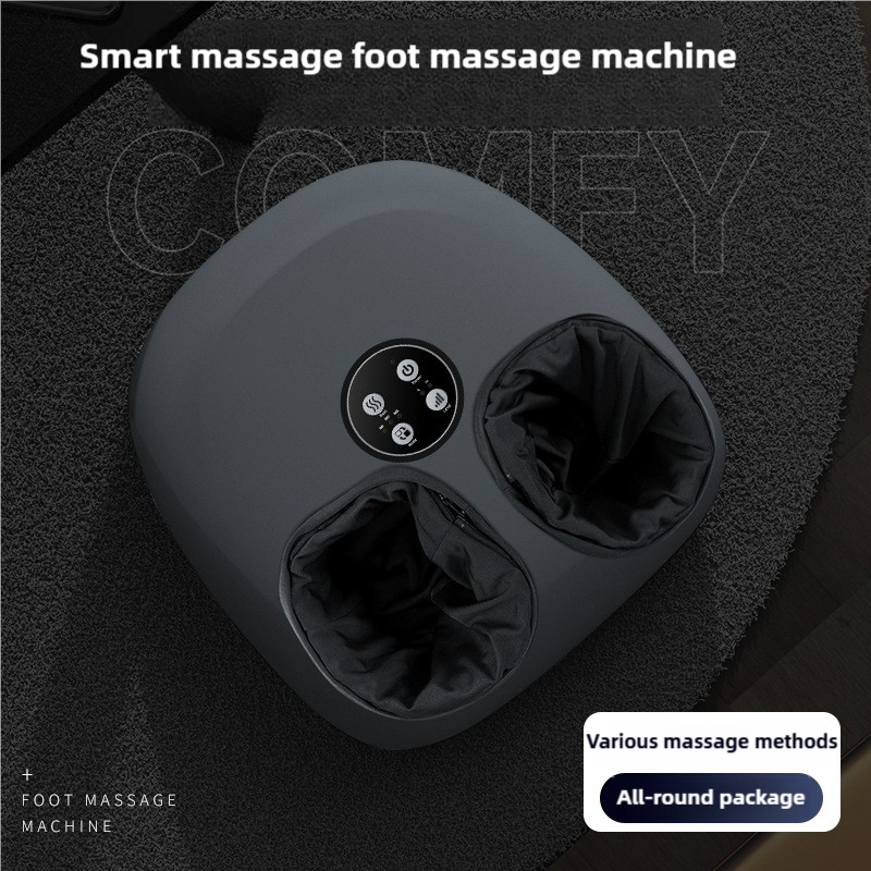 Compact Foot Massager with Heat & Timer | Deep Kneading Therapy | Pain Relief & Relaxation
