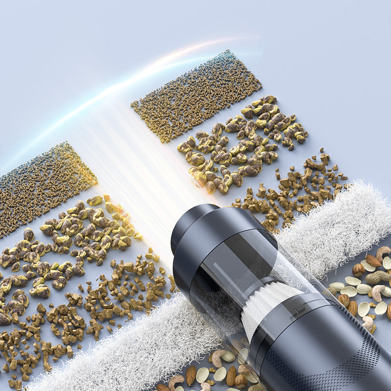 White Cordless Handheld Vacuum Cleaner with Blower Function | Compact & Rechargeable | 120W Power