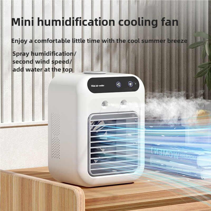 Portable Mini Air Cooler L7 | 500ml Water Tank | Humidifier Function
