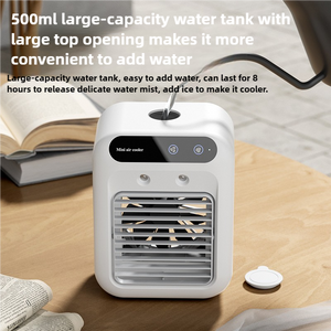 Portable Mini Air Cooler L7 | 500ml Water Tank | Humidifier Function