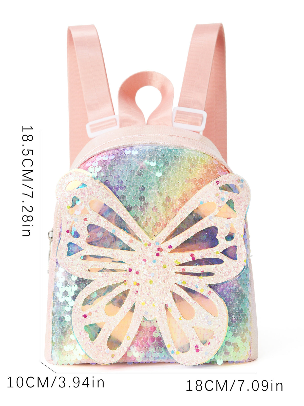 Glitter Butterfly Sequin Backpack | Sparkling Small Backpack for Kids