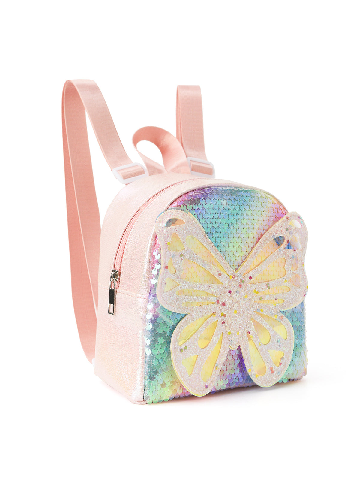 Glitter Butterfly Sequin Backpack | Sparkling Small Backpack for Kids