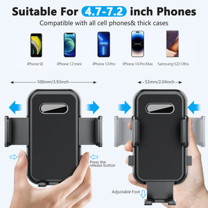 ML-236 Adjustable Car Phone Holder | Universal Suction Mount for Dashboard & Windscreen