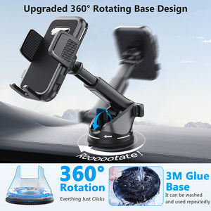 ML-236 Adjustable Car Phone Holder | Universal Suction Mount for Dashboard & Windscreen