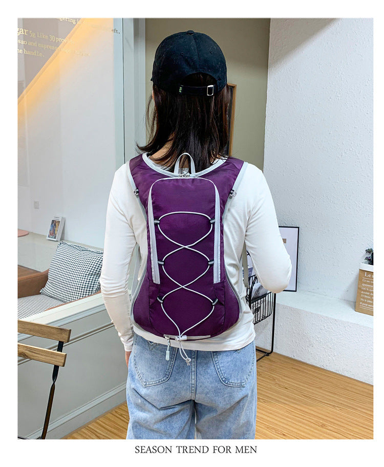 Outdoor Sports Hydration Backpack | Blue | Lightweight & Waterproof for Running, Hiking, Cycling