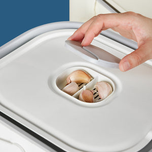 Large Capacity Rice Storage Container with Handle | Airtight, Press-to-Open Design for Convenient Rice Storage, 262924cm