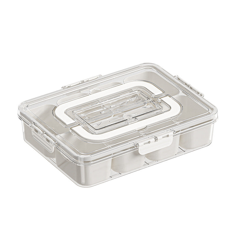 Fresh-Keeping Storage Box | Transparent Food Container with Secure Lid | Kitchen Salad Crisper
