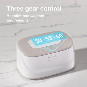 Grey USB-Powered Baby Wet Wipes Warmer | Portable | Adjustable Heating