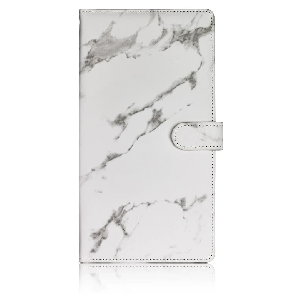 Grey Marble Sparkling Document Organizer Wallet | Lightweight | Durable | 24x12.8cm