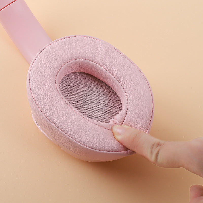 Pink Wireless Over-Ear Headphones | Bluetooth 5.0 | Long Battery Life