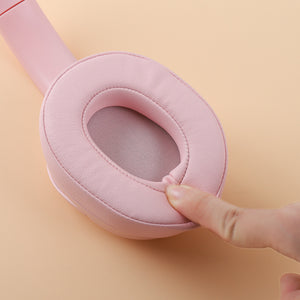 Pink Wireless Over-Ear Headphones | Bluetooth 5.0 | Long Battery Life
