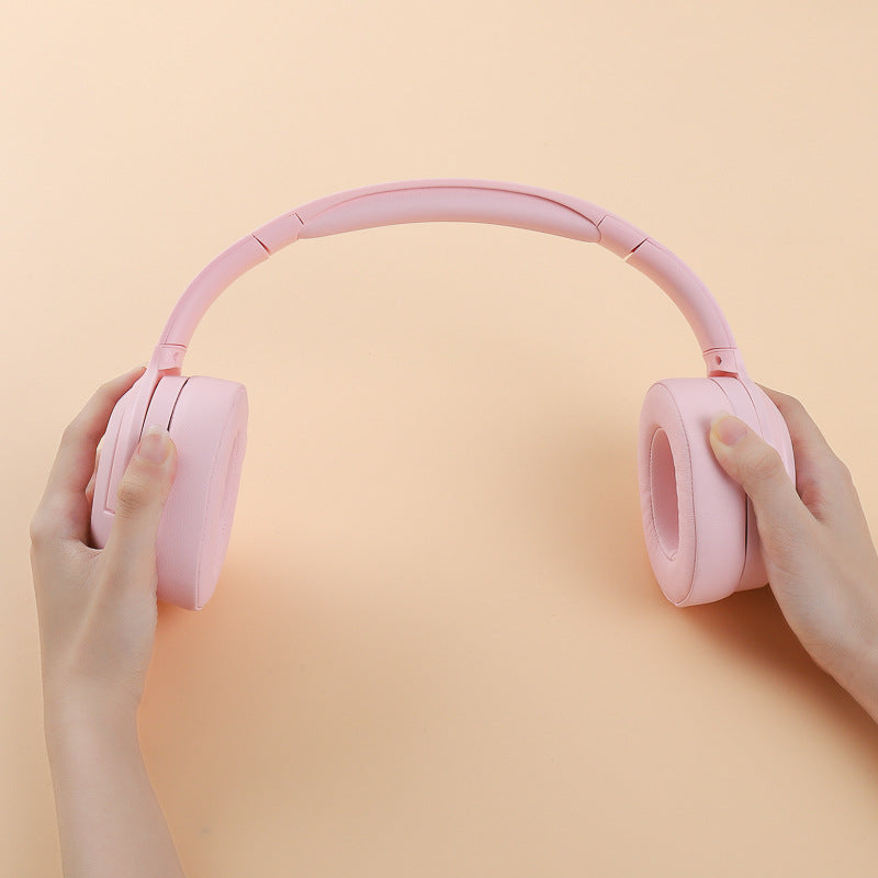 Pink Wireless Over-Ear Headphones | Bluetooth 5.0 | Long Battery Life