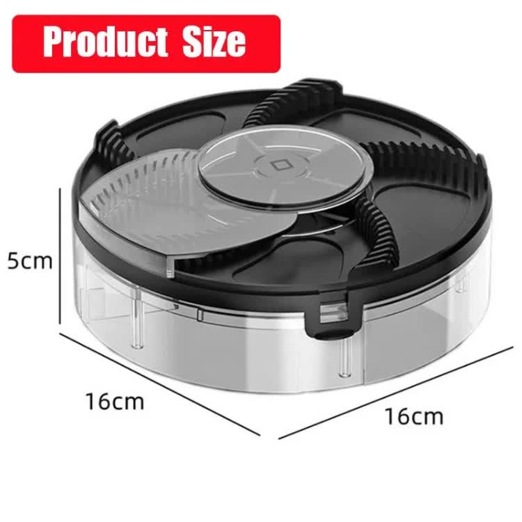 Black Electric Rotating Fly Trap | 360° Efficient Insect Catcher | Indoor Use