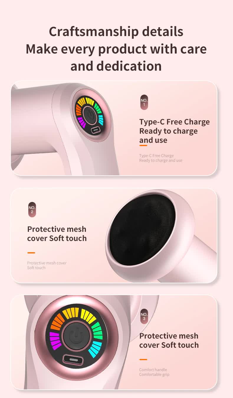 White Portable Electric Body Sculpting Massager | Slimming & Relaxation Tool | USB Rechargeable