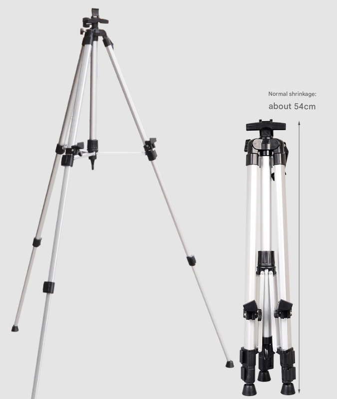 Green Lightweight Adjustable Aluminum Camera Tripod | Carry Bag | Professional Photography Stand