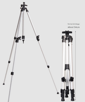 Green Lightweight Adjustable Aluminum Camera Tripod | Carry Bag | Professional Photography Stand