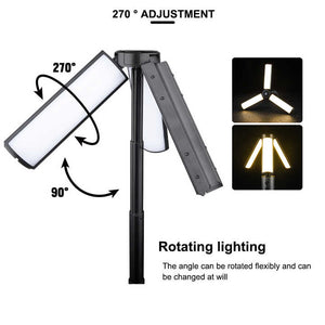 Multifunctional Telescopic Camping Lantern | Portable LED Light with Adjustable Height & USB-C Charging (Up to 51.8cm)