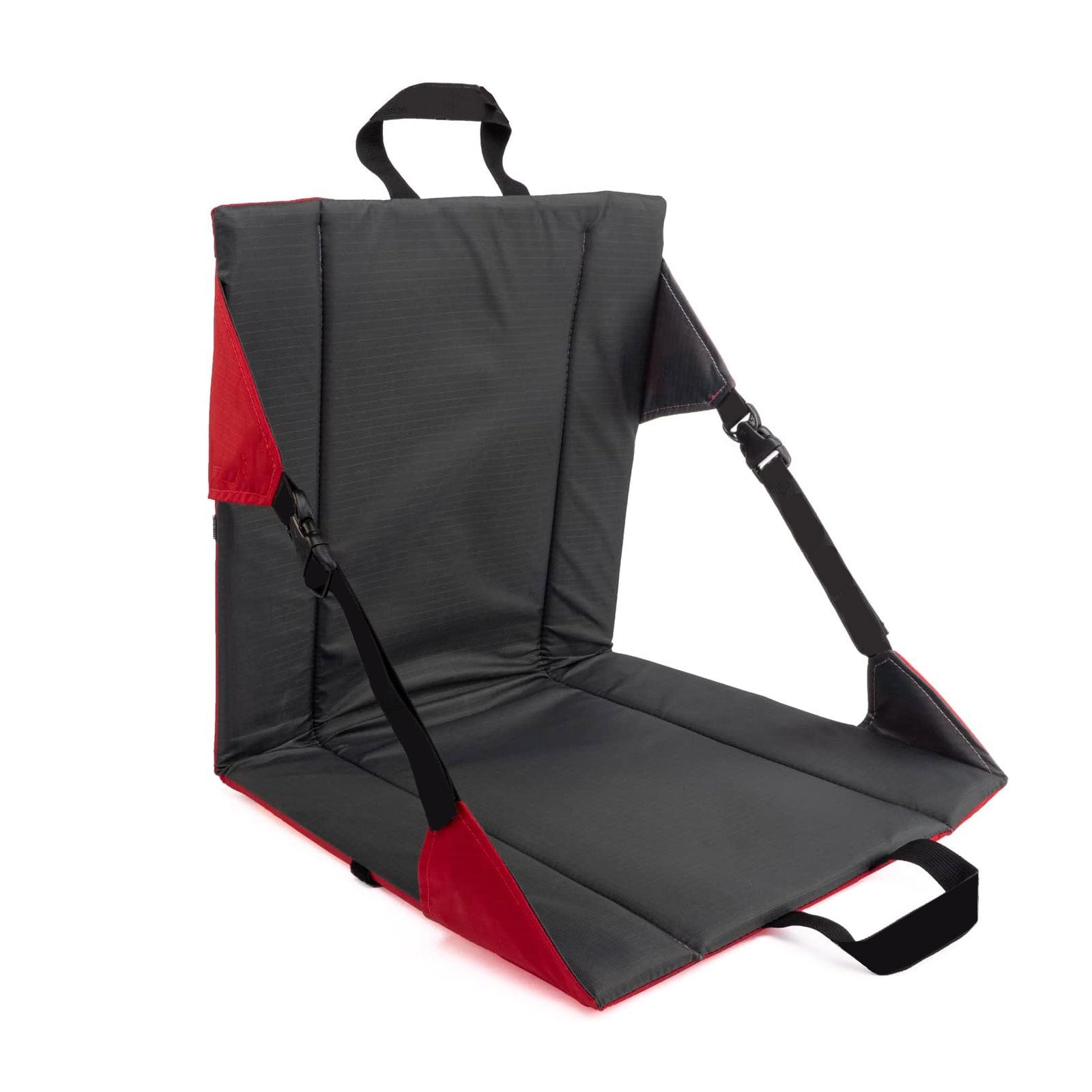 Portable Outdoor Camping Chair | Grey | Folding Design with Adjustable Straps