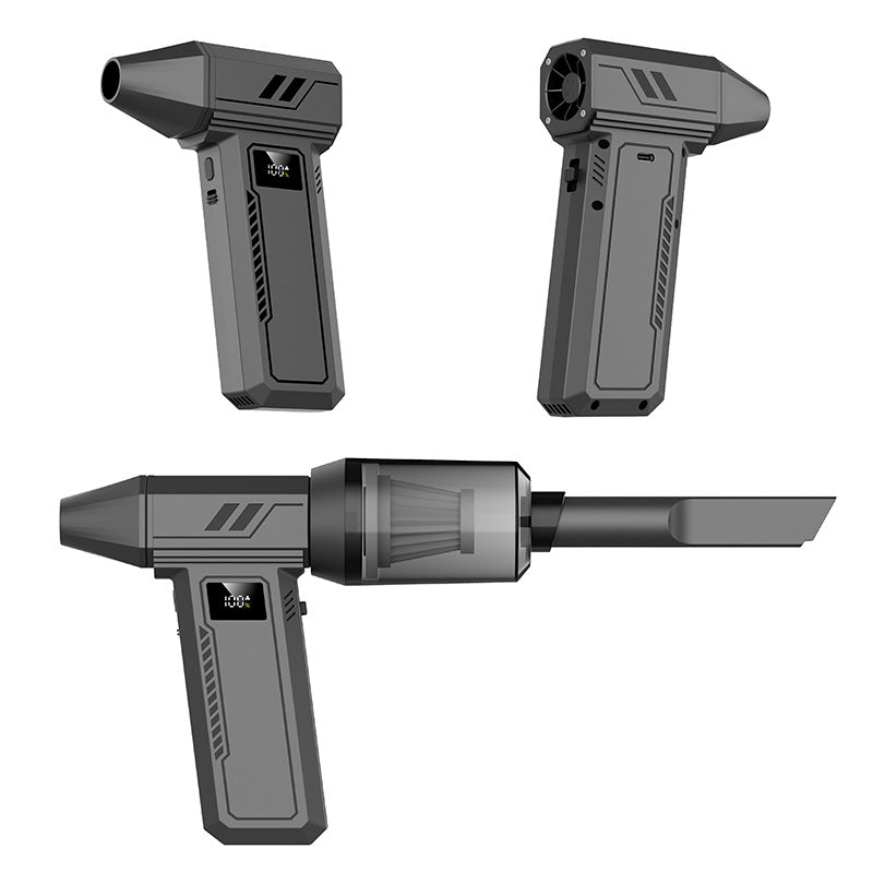 Black 130,000 Turn Compact Handheld Air Blower | Vacuum Cleaner | Dual Functionality