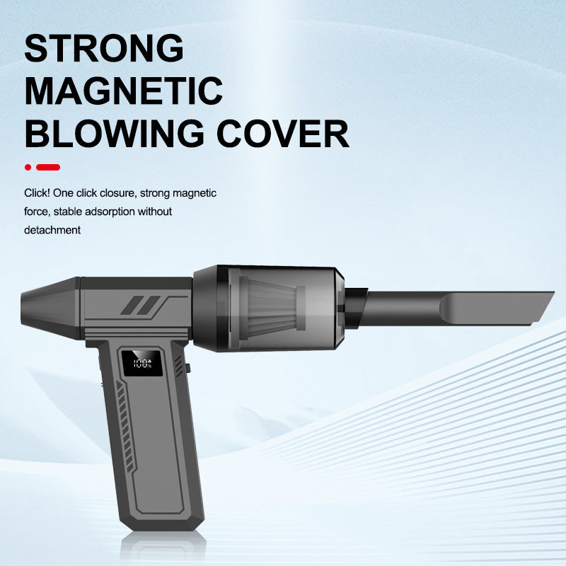 Black 130,000 Turn Compact Handheld Air Blower | Vacuum Cleaner | Dual Functionality