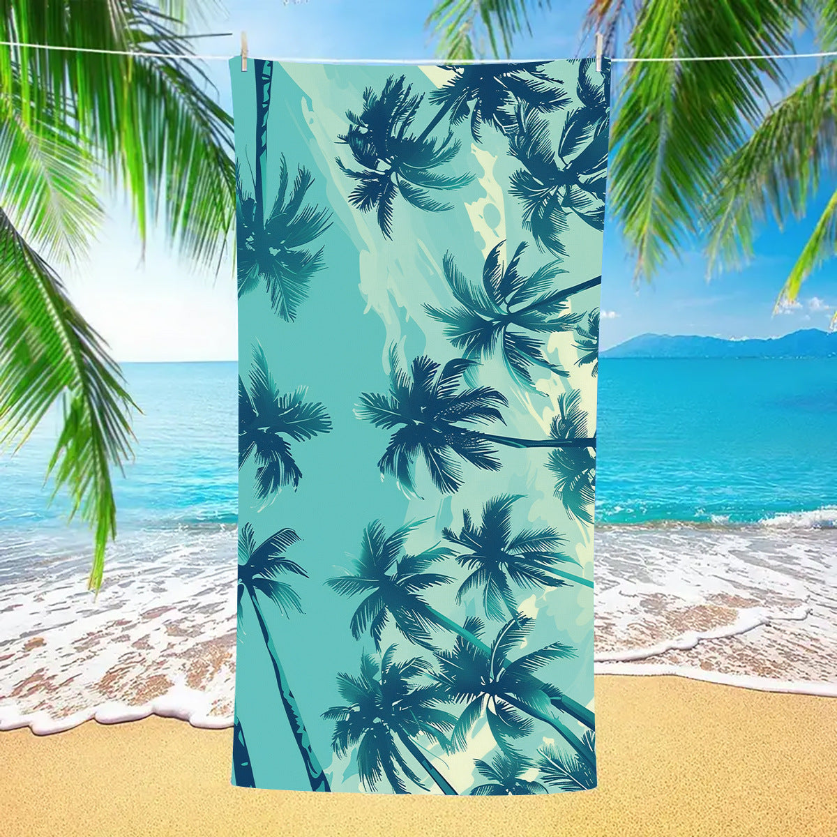 2 PCS | Bohemian Style Extra Large Microfiber Double-Sided Beach Towel | Quick-Drying & Portable