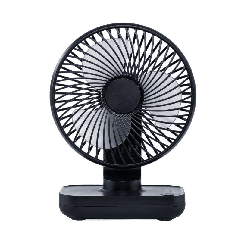 Black Portable Mini Fan | Compact | Quiet | Rechargeable Personal Cool ...