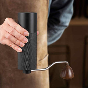 Black Premium Manual Coffee Grinder | Adjustable Ceramic Burr | Compact & Durable