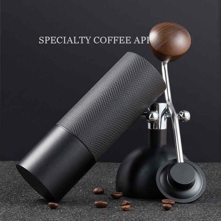 Black Premium Manual Coffee Grinder | Adjustable Ceramic Burr | Compact & Durable