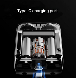 Orange Electric Shaver | Compact & Portable | USB Rechargeable with Digital Display | Ergonomic Design