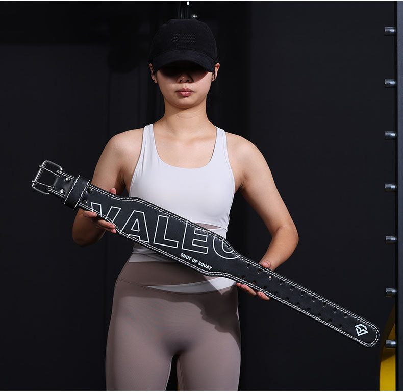 Size M Black Weightlifting Belt | Professional Design | Squat & Deadlift Support | Sponge Padding