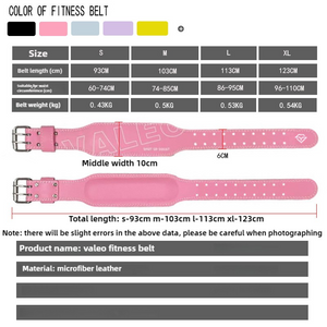 Pink Weightlifting Belt | Size M | Professional Design | Sponge Padding for Squats & Deadlifts | Unisex Fitness Gear