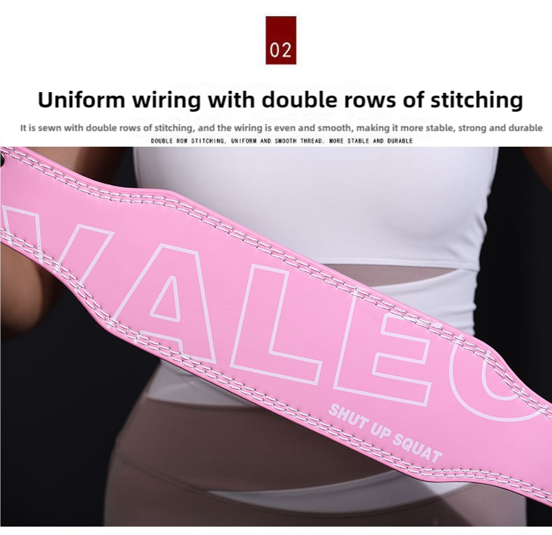 Pink Weightlifting Belt | Size M | Professional Design | Sponge Padding for Squats & Deadlifts | Unisex Fitness Gear