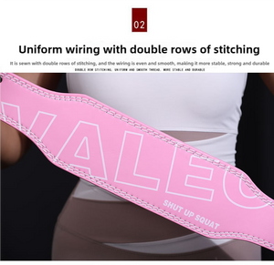 Pink Weightlifting Belt | Size M | Professional Design | Sponge Padding for Squats & Deadlifts | Unisex Fitness Gear