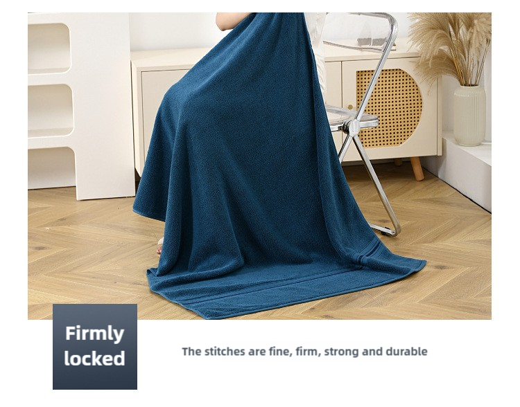 Luxury Cotton Towel Set | Towel + Bath Towel | Quick Dry | Extra Thick & Absorbent | Grey