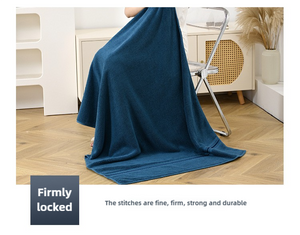 Luxury Cotton Towel Set | Towel + Bath Towel | Quick Dry | Extra Thick & Absorbent | Grey