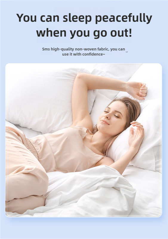 4 Packaging | Disposable Travel Bedding Set | Pink | Waterproof & Clean | 4-Piece Set for Twin Beds