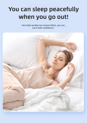 4 Packaging | Disposable Travel Bedding Set | Pink | Waterproof & Clean | 4-Piece Set for Twin Beds