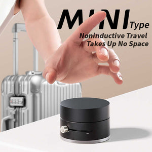 Magnetic Phone Mount | Pink | 360° Rotating Stand with PC Mirror Sticker for Car & Home