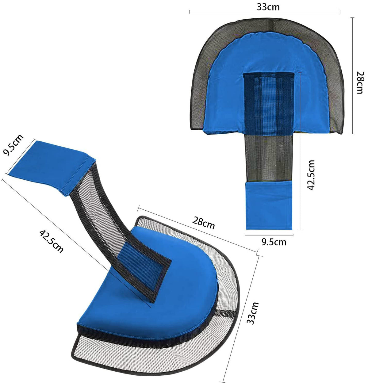 2 Pcs | Blue Outdoor Animal Rescue Escape Net for Swimming Pools | Frog & Bird Escape Ladder | PVC Material