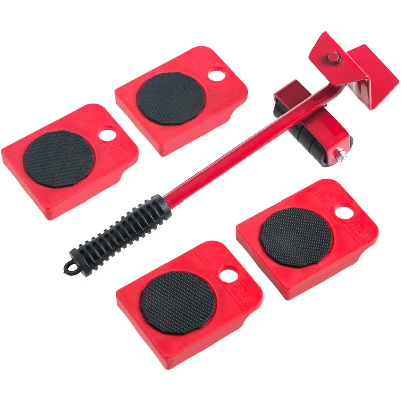 2 Pcs Red Heavy Duty Furniture Moving System | Sliding Dolly Tools | Easy Transport of Appliances, Furniture, and Heavy Objects