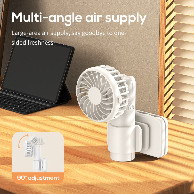 Multifunction Clip Fan | Apricot | DQ261 | USB Rechargeable | 1000mAh | 3-Speed
