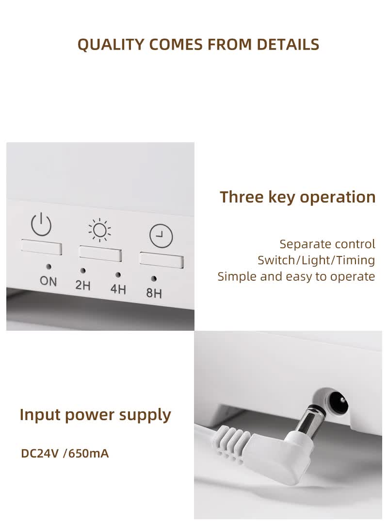 Ultrasonic Aroma Diffuser | 300ml | Black | Cracked Light Design | Cool Mist Humidifier