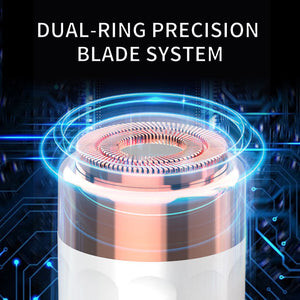 Mini Electric Shaver & Hair Removal Device | 2-in-1 | Compact Design | For Women | White