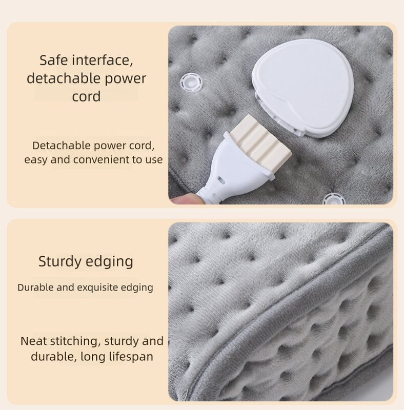 Electric Foot Warmer | Premium | 9 Temperature Levels | 4 Timer Settings | Washable Lining