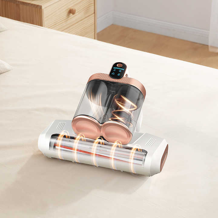 LF-LP018 Mite Vacuum Cleaner | Cordless | LED Display | 120W Suction | White