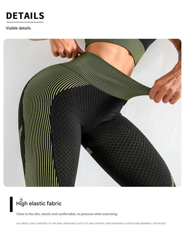 Purple High Waist Yoga Set | 3-Piece | Sports Bra, Long Sleeve, Leggings | Workout Wear | Size XXXXL