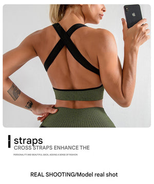 Purple High Waist Yoga Set | 3-Piece | Sports Bra, Long Sleeve, Leggings | Workout Wear | Size XXXXL