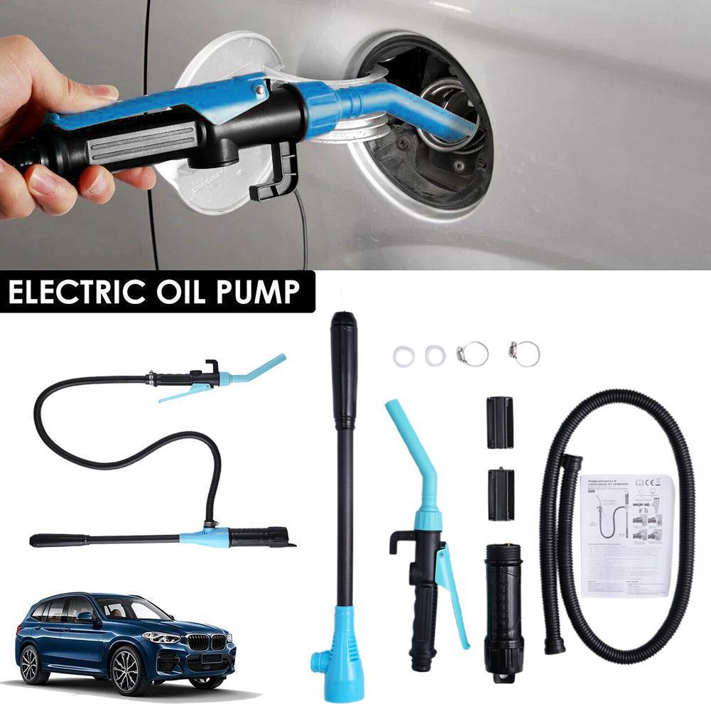 Portable Electric Oil Pump with Handle | Ideal for Cars, Boats, and More | Easy Use