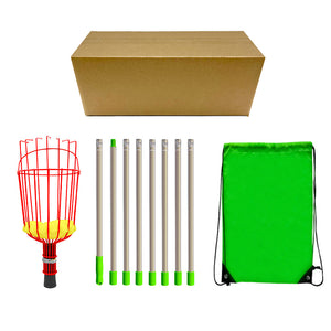 Fruit Picker with Telescopic Pole | 3.2m | Stainless Steel | High Reach Tree Harvester